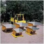 STD Castors to fit fork mounted skip for forklift