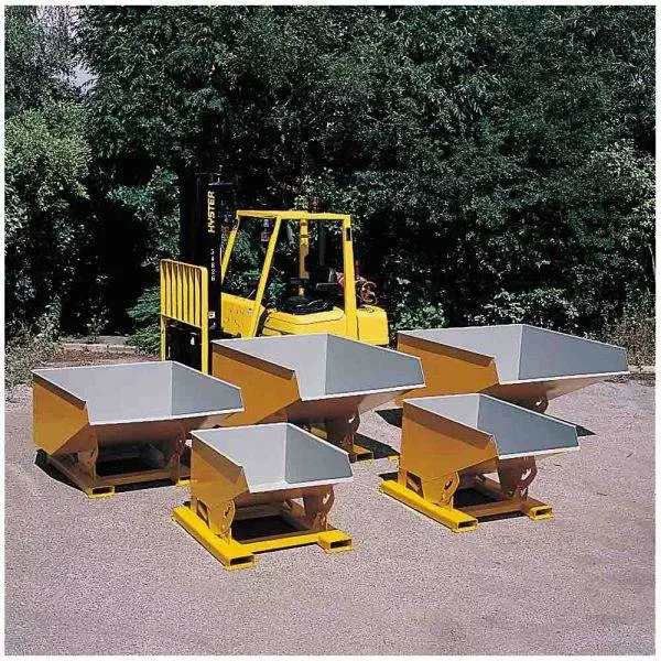 STD Castors to fit fork mounted skip for forklift