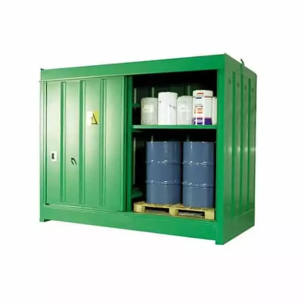 Steel Secure 8 x 205l Drum Store for sale